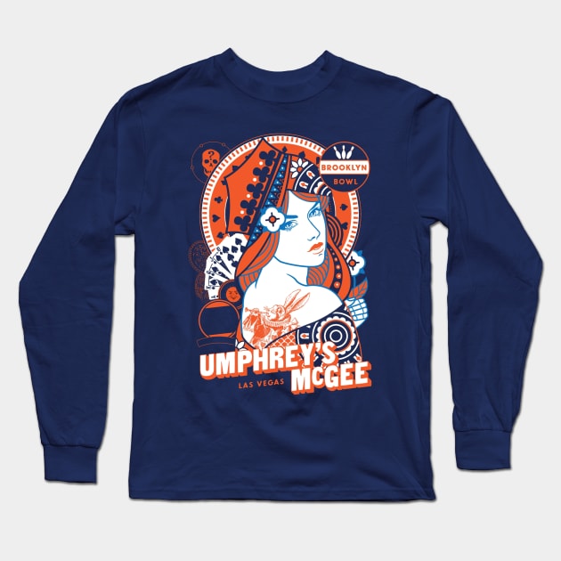 Umphreys Mcgee Brooklyn Bowl Long Sleeve T-Shirt by Kobojagi